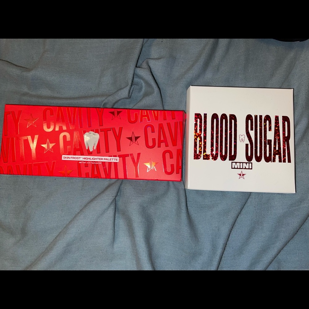 Jeffree star blood sugar mini and highlighter